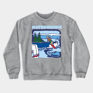 Water-skiing Crewneck Sweatshirt